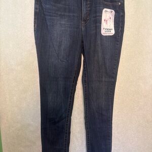 Seven7 Women's Dark Blue Skinny Jeans NWT